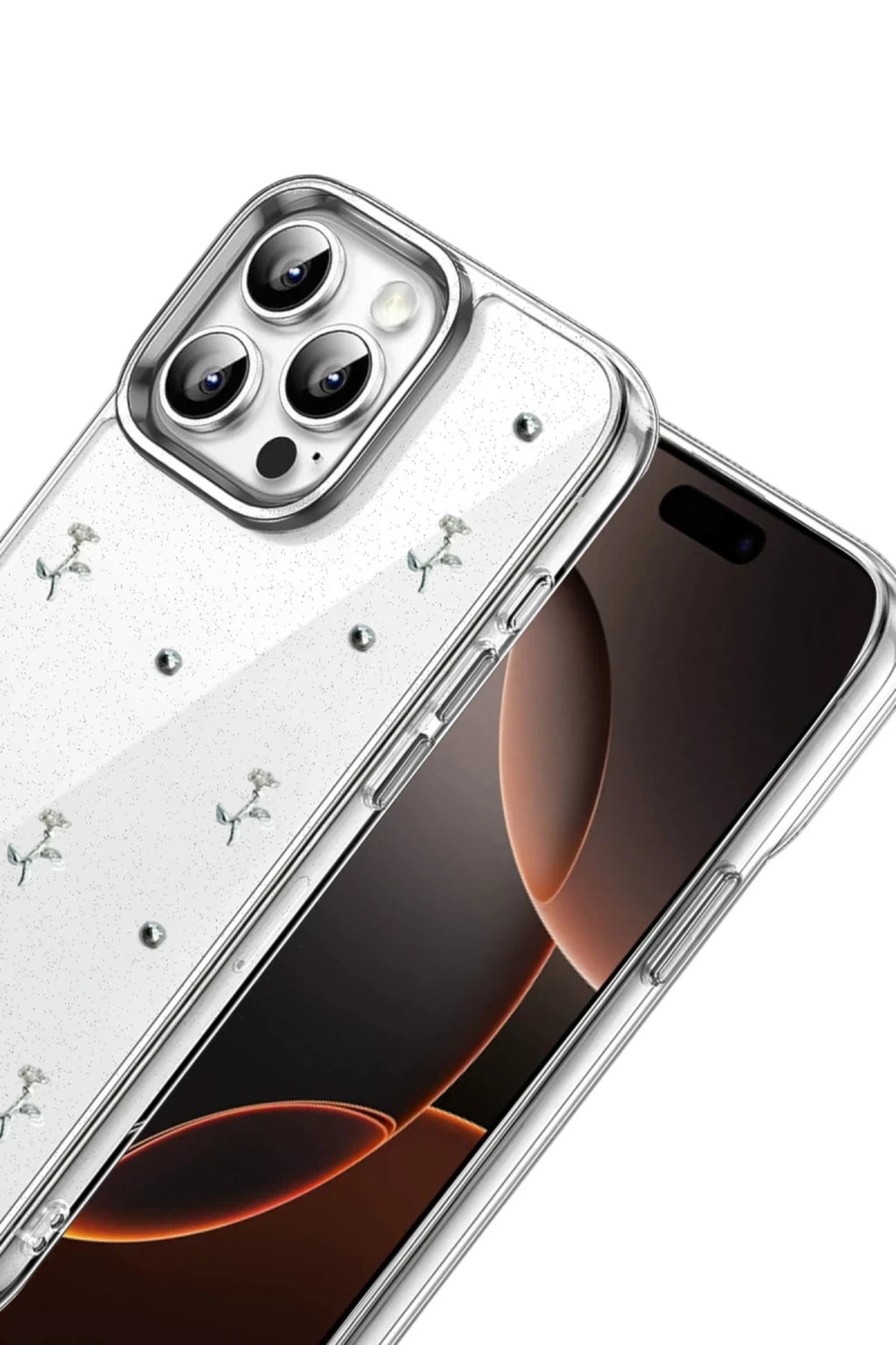 Apple iPhone 15 Pro Max Uyumlu Fiyonk Desenli Kapak - Desen 4