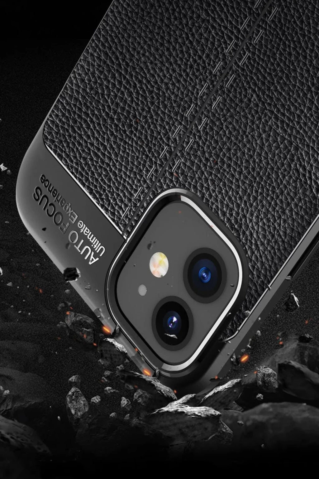 Apple iPhone 12 Mini Uyumlu Kılıf Auto Focus Kapak - Kırmızı