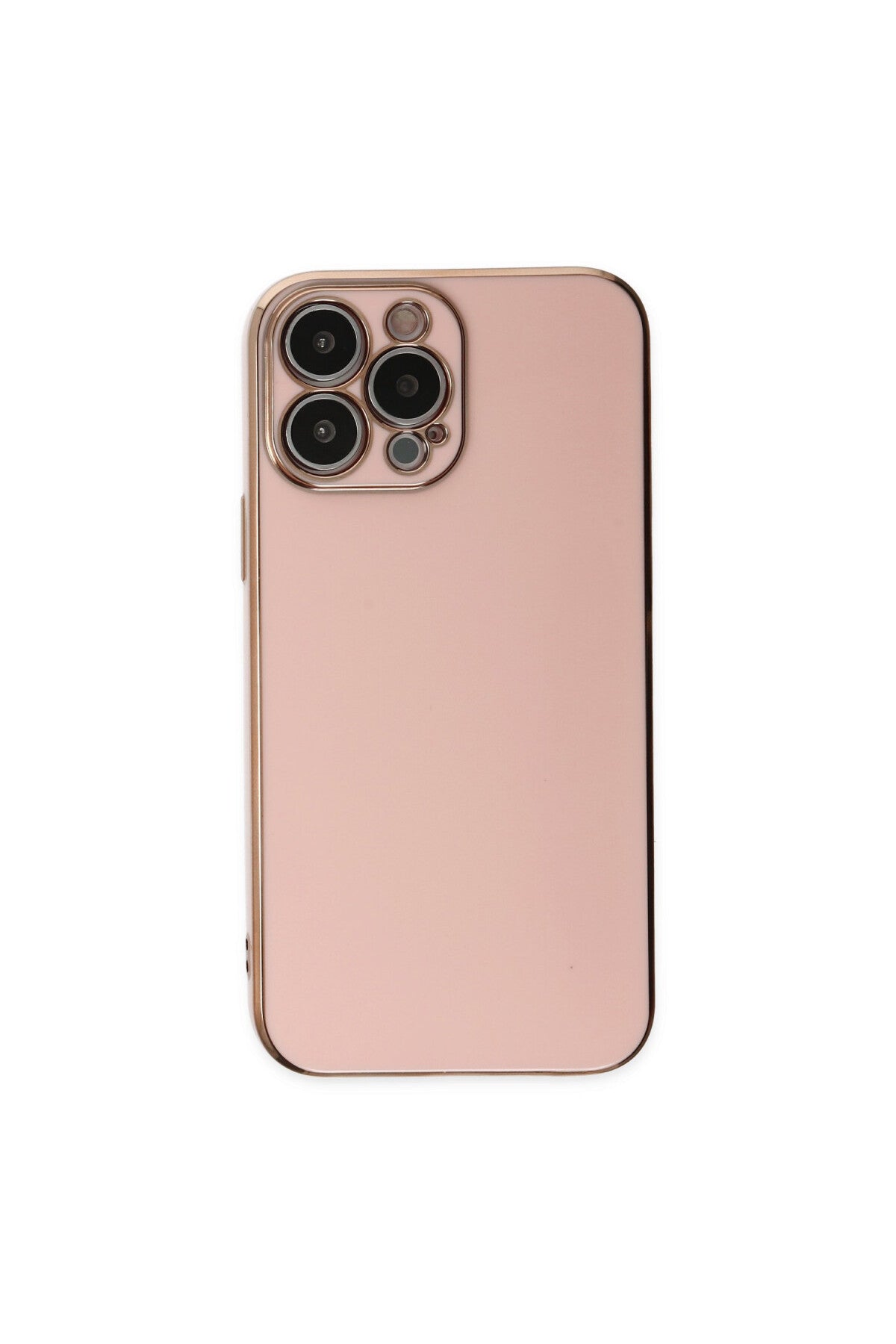 Apple iPhone 15 Pro Max Uyumlu Kılıf Volet Silikon - Pembe