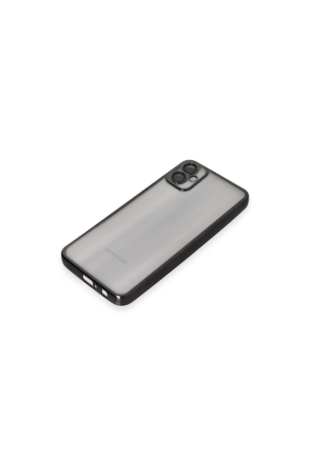 Samsung Galaxy A05 Uyumlu Kılıf Lensli Silikon - Siyah