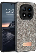 Onegif Xiaomi Redmi Note 14 Pro 4G Uyumlu Bright Simli Kapak - Gold