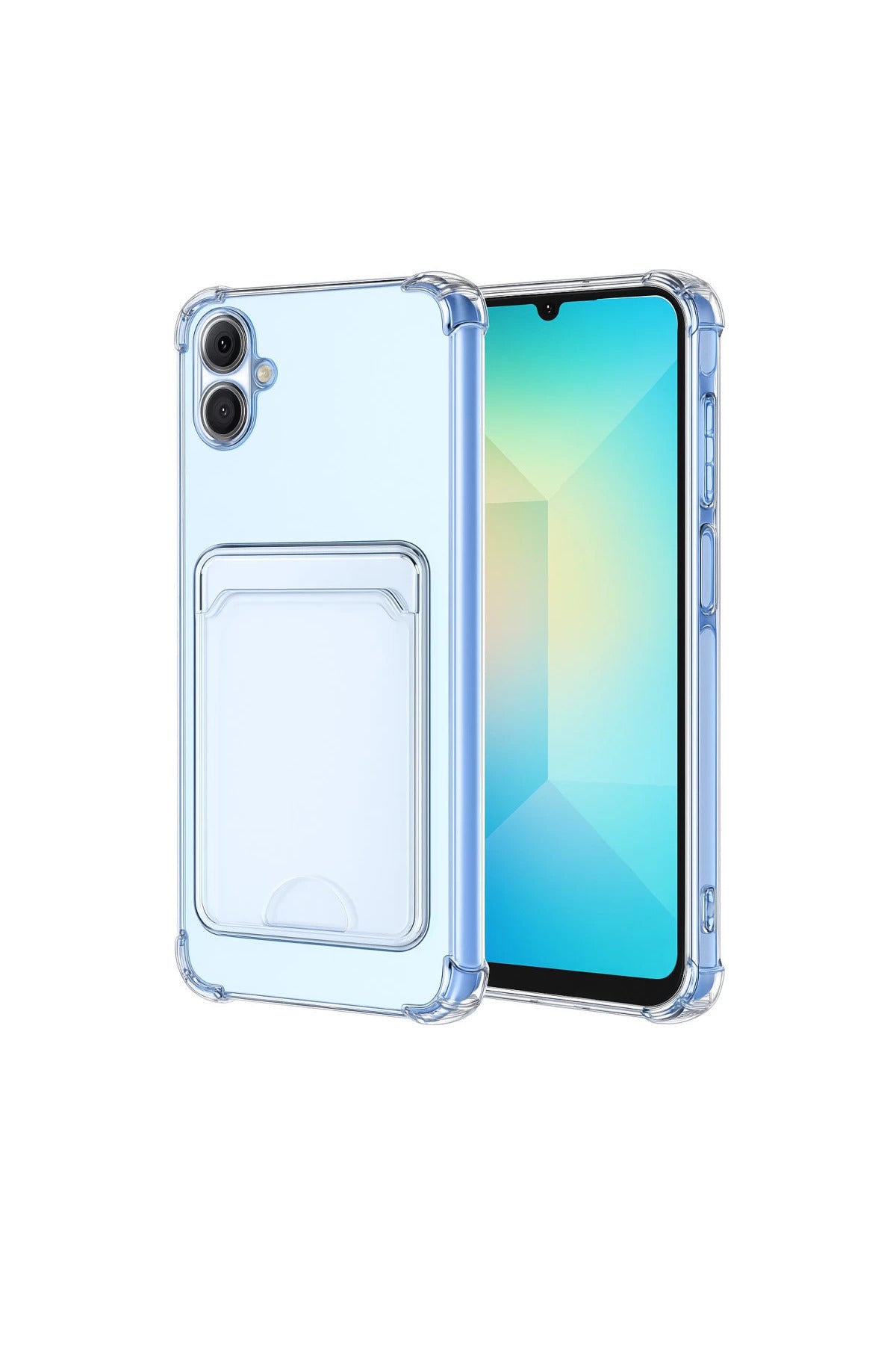 Samsung Galaxy A07 4G Uyumlu Kart Şeffaf Silikon - Şeffaf