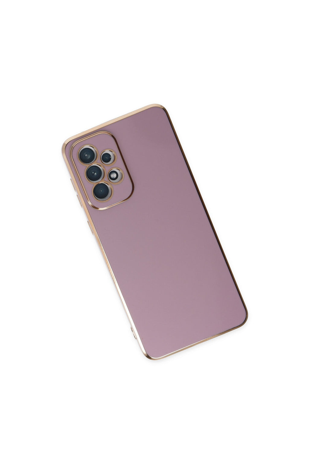 Samsung Galaxy A73 5G Uyumlu Kılıf Volet Silikon - Mor