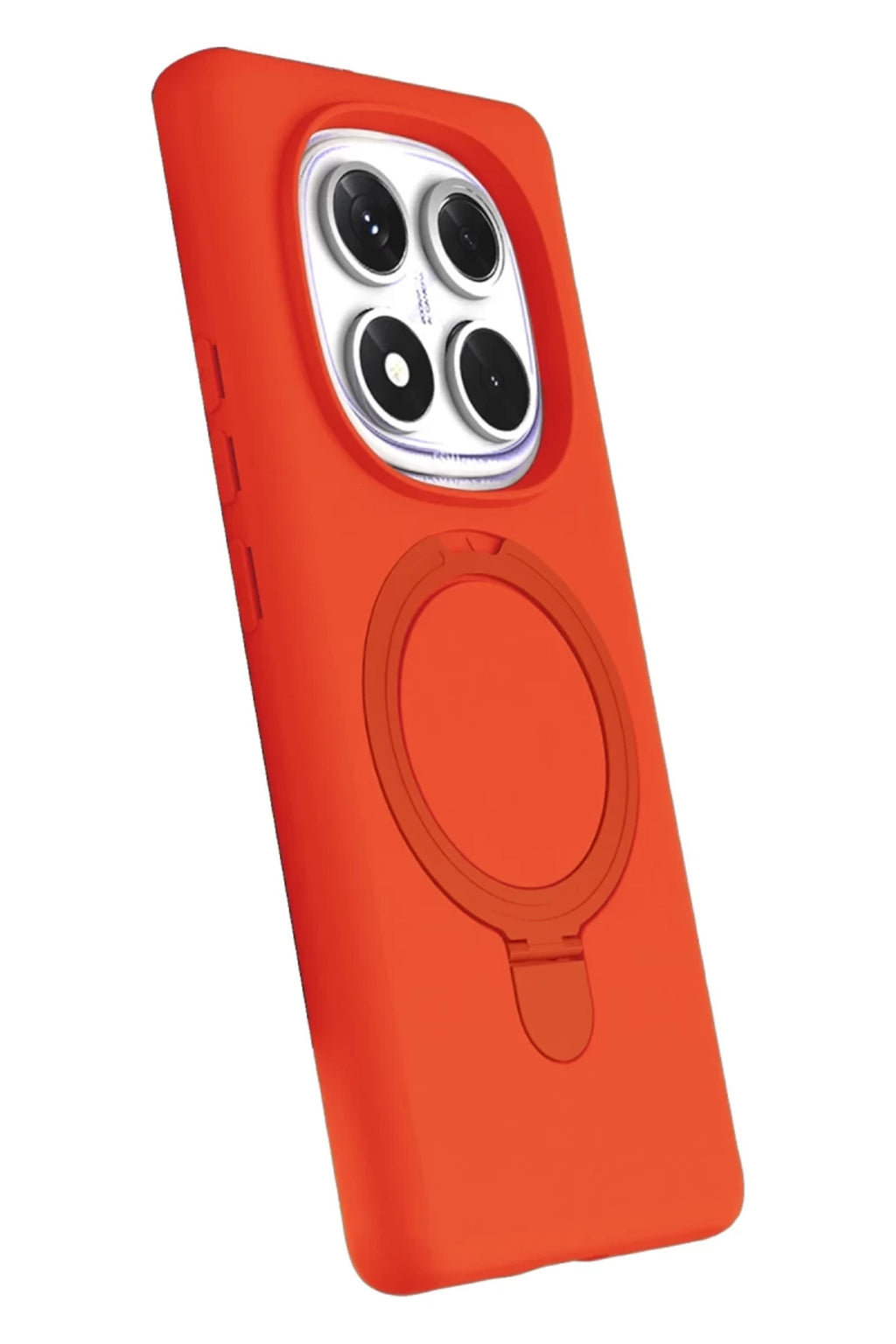 Xiaomi Redmi Note 14 Pro 4G Uyumlu Regal Magsafe Standlı Kapak - Turuncu
