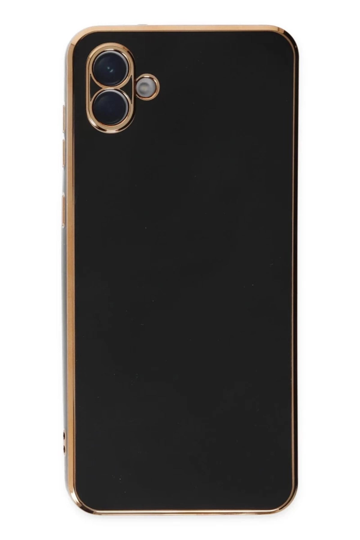 Samsung Galaxy A04 Uyumlu Kılıf Volet Silikon - Siyah
