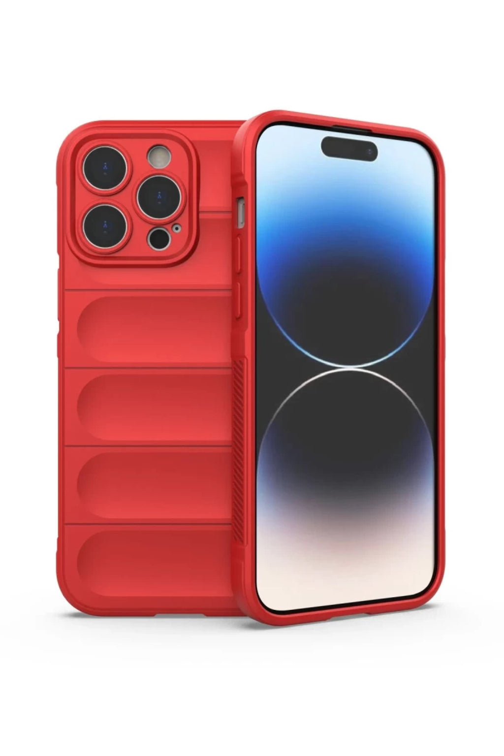 Apple iPhone 13 Pro Max Uyumlu Kılıf Optimum Silikon - Kırmızı
