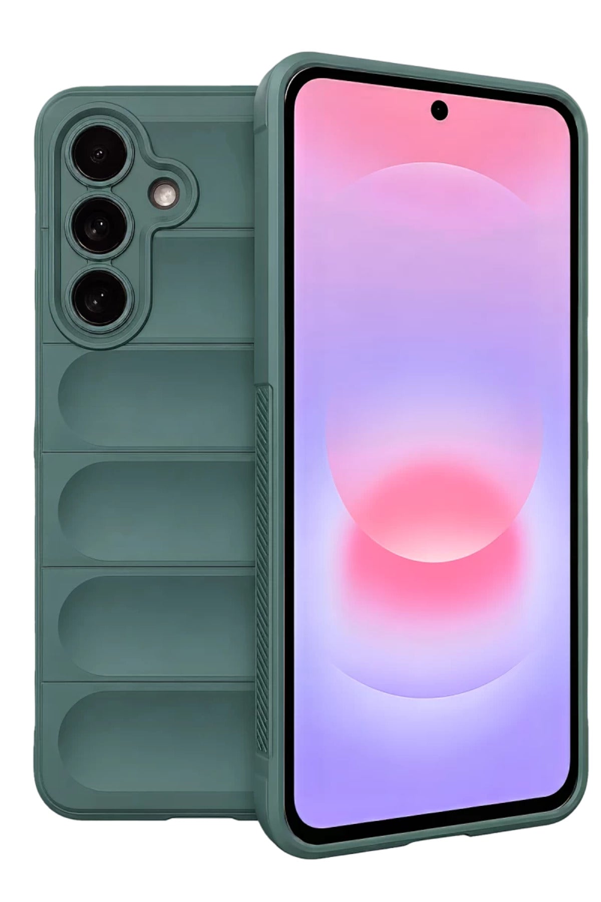 Samsung Galaxy A57 5G Uyumlu Optimum Silikon - Koyu Yeşil