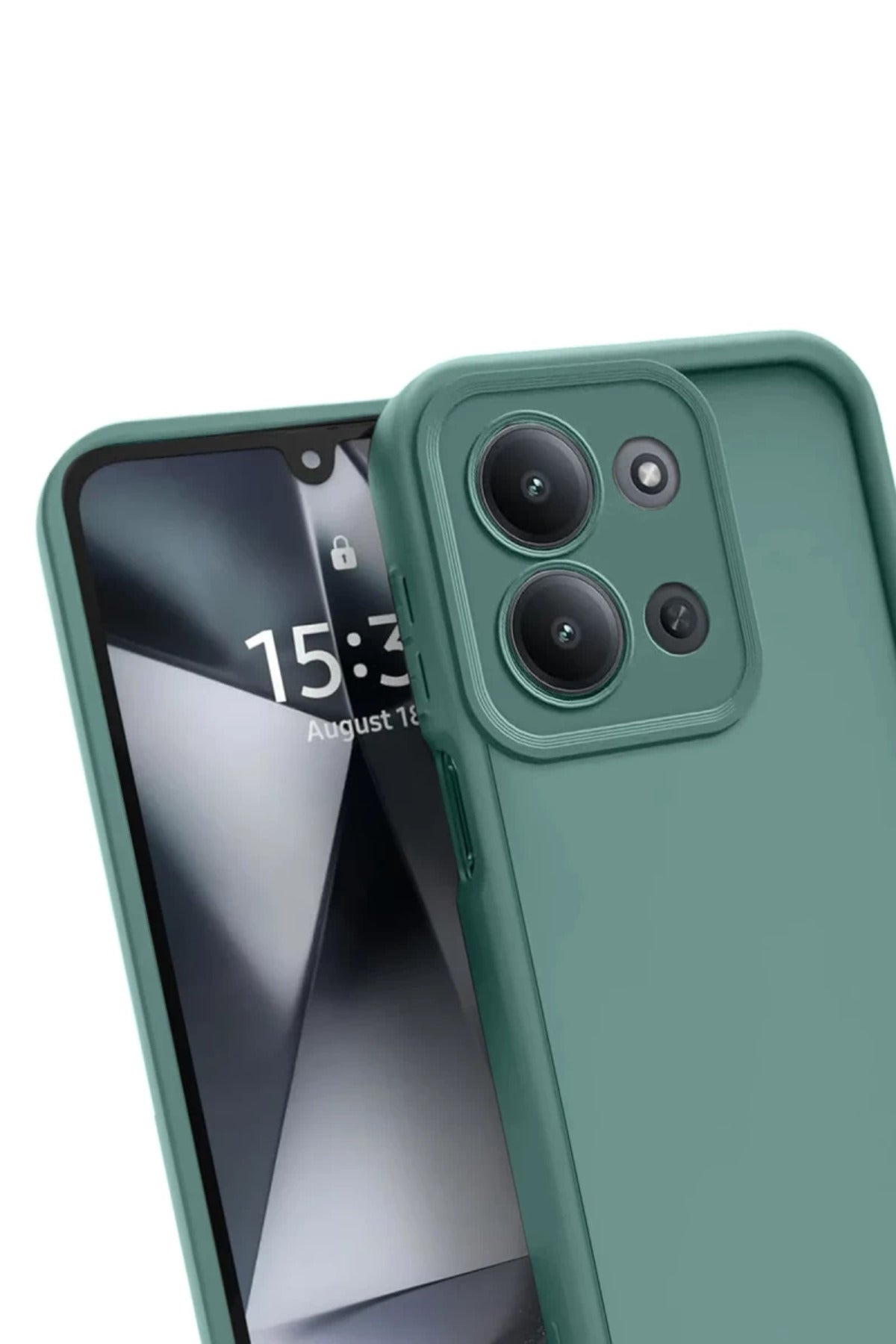 Xiaomi Redmi 15C 4G Uyumlu Viera Silikon - Koyu Yeşil