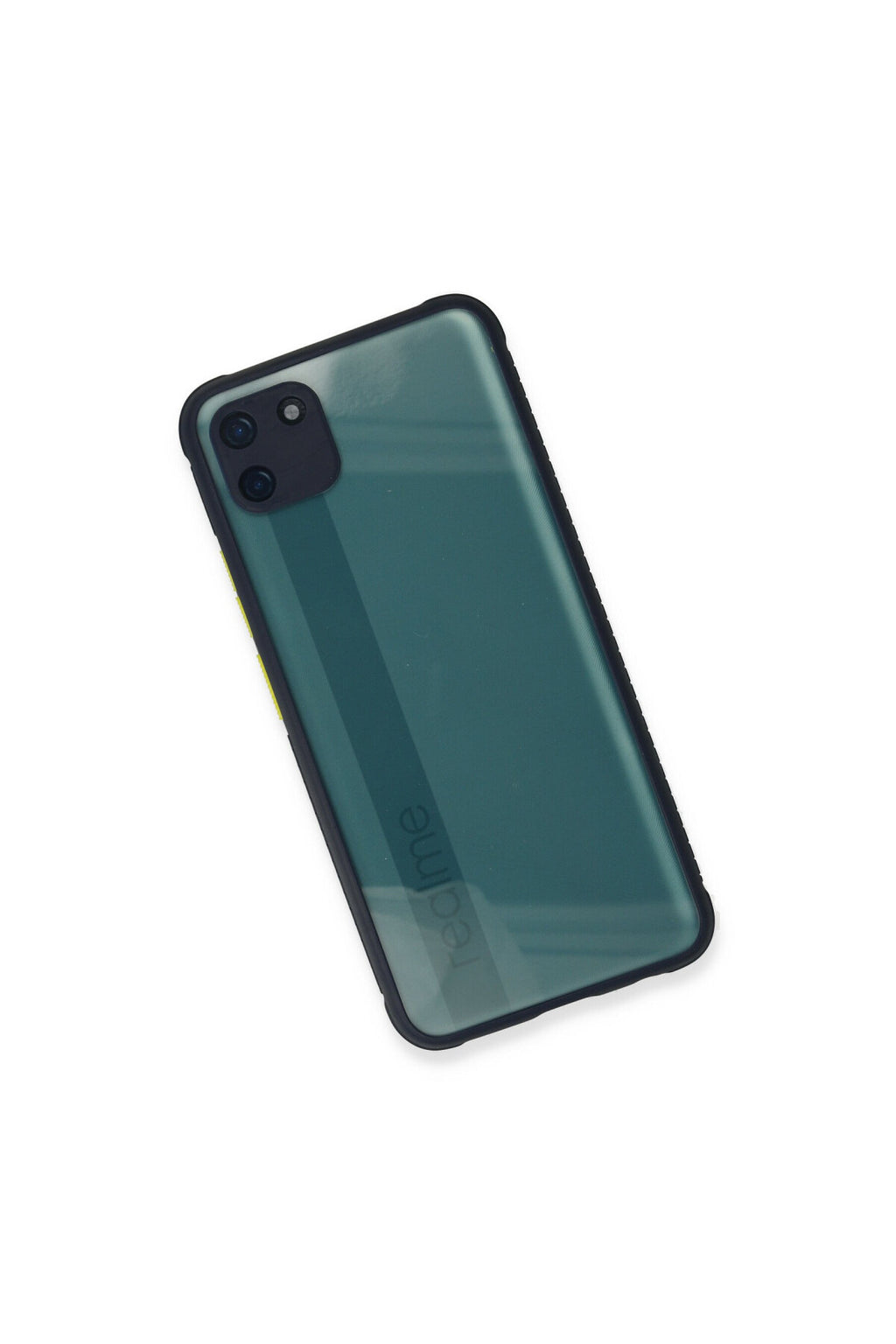 Realme C11 Uyumlu Kılıf Miami Şeffaf Silikon - Lacivert