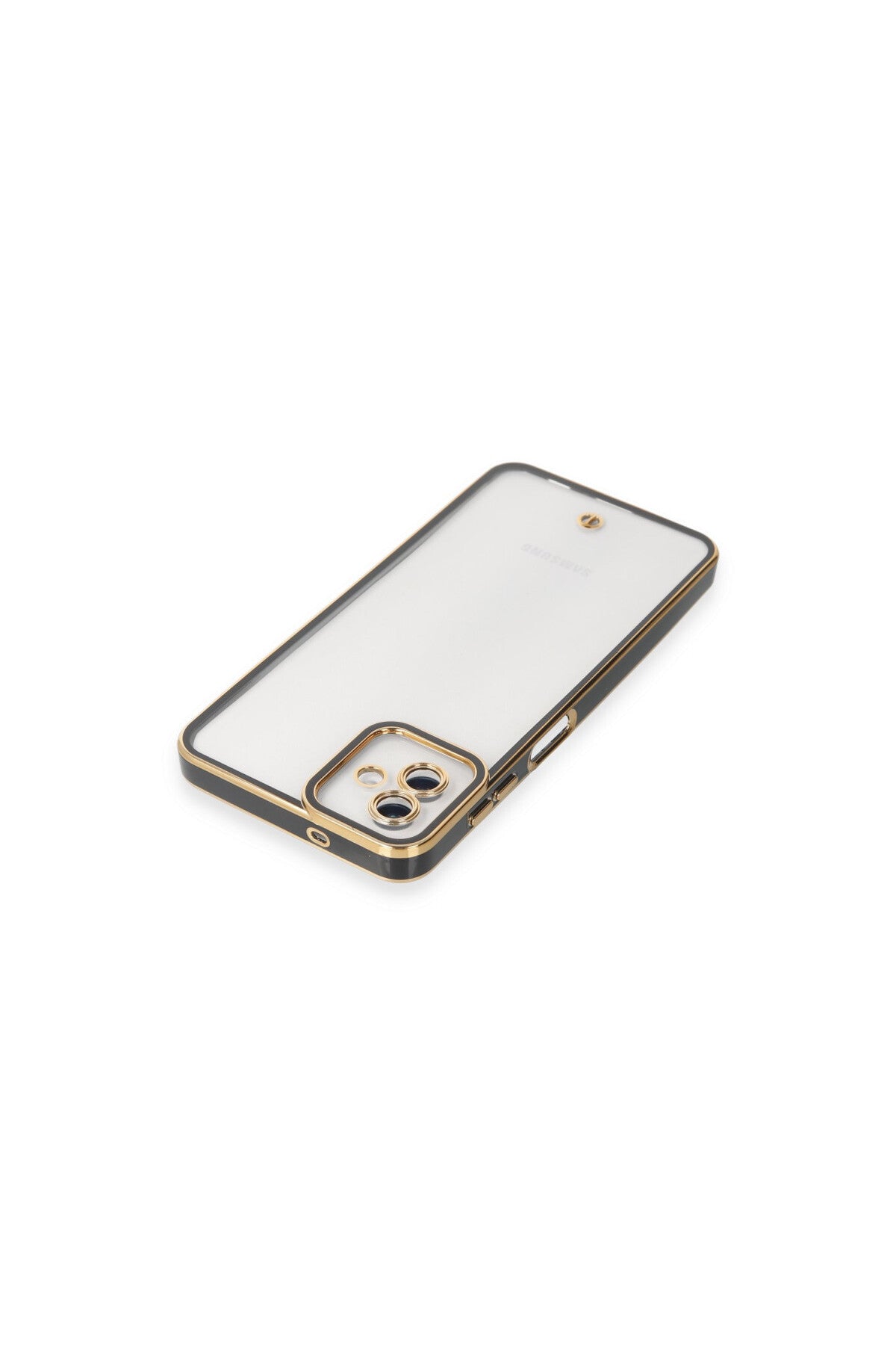 Samsung Galaxy A04 Uyumlu Kılıf Liva Lens Silikon - Siyah
