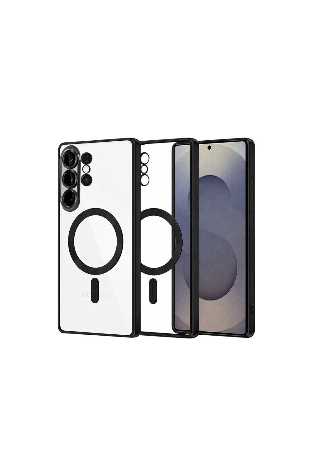 Samsung Galaxy S26 Ultra Uyumlu Kross Magneticsafe Kapak - Siyah