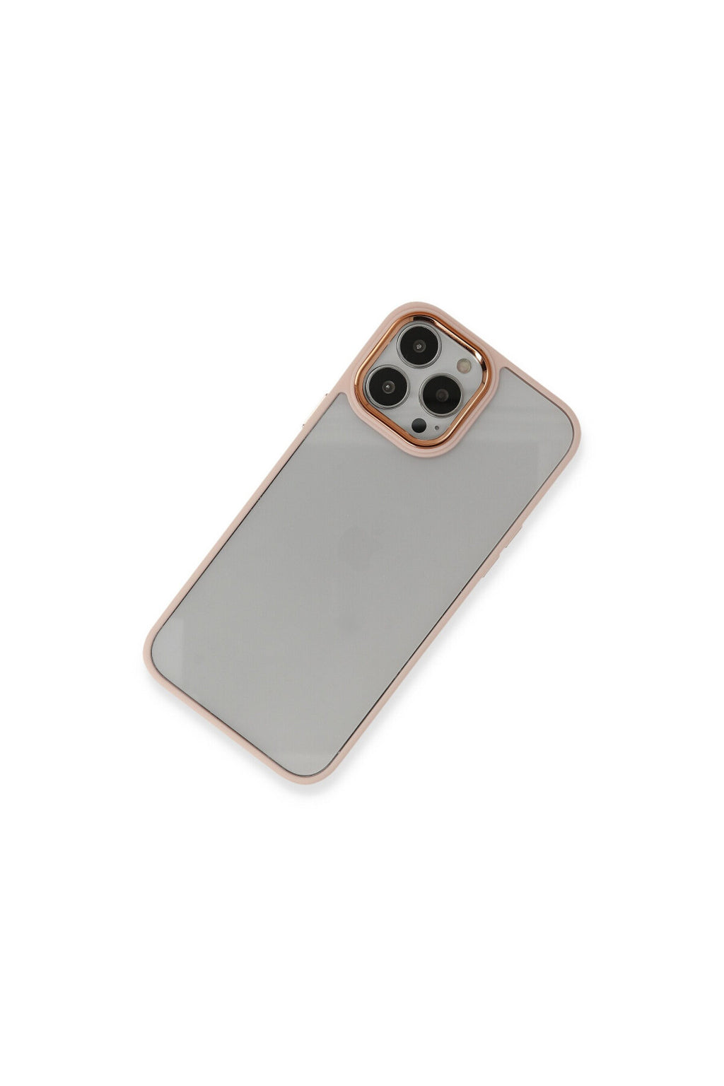 Apple iPhone 14 Pro Max Uyumlu Kılıf Dora Kapak - Pudra