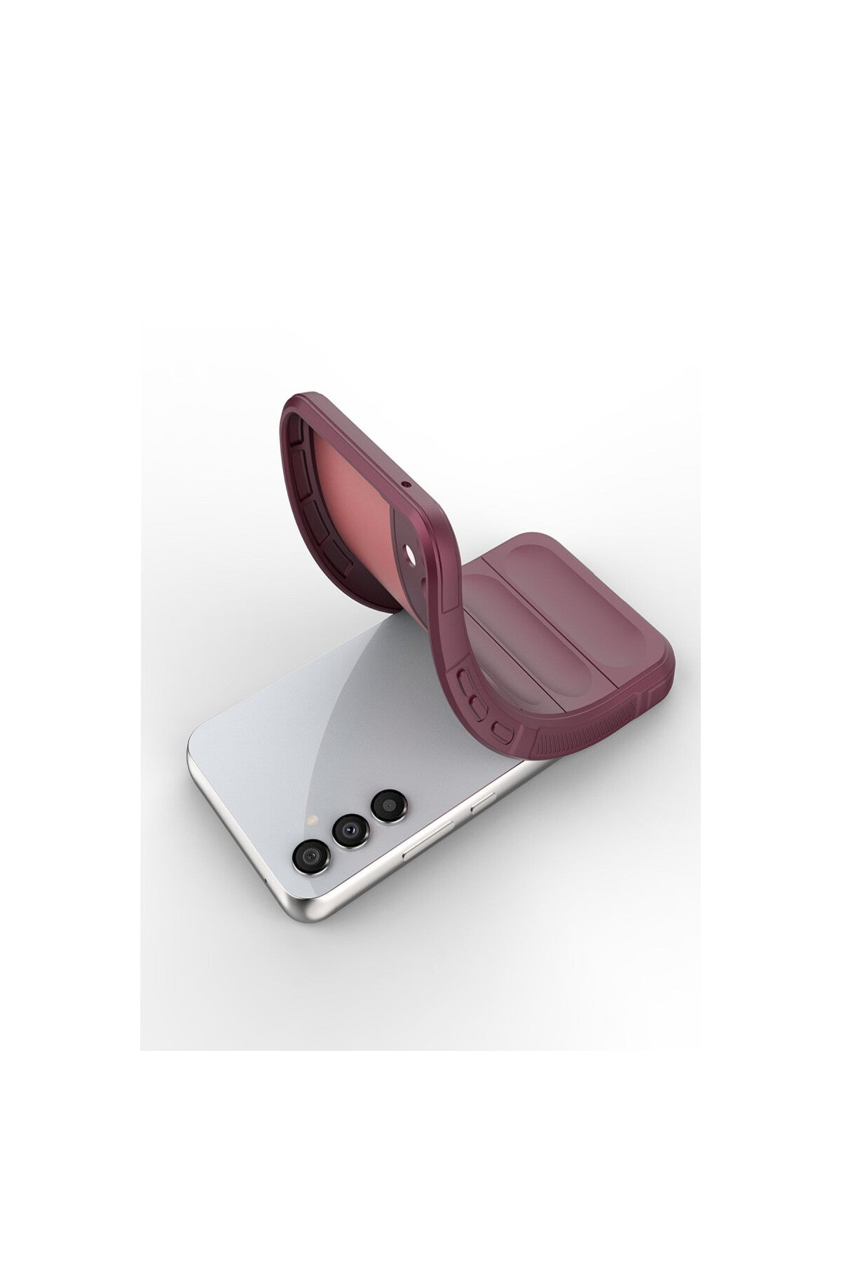Samsung Galaxy A15 4G Uyumlu Kılıf Optimum Silikon - Bordo