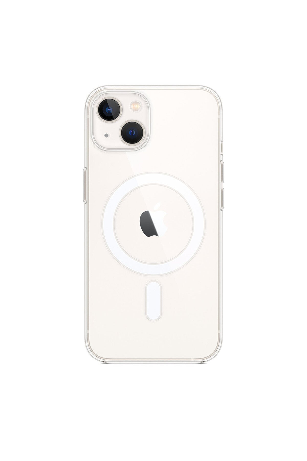 Apple iPhone 15 Plus Uyumlu Kılıf Magneticsafe Şeffaf Silikon - Şeffaf