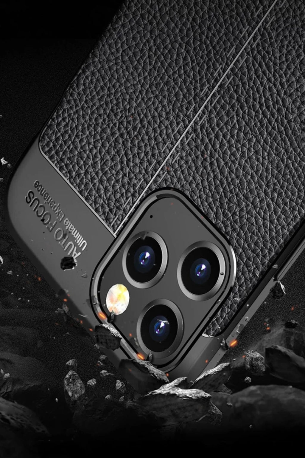 Apple iPhone 12 Pro Max Uyumlu Kılıf Auto Focus Kapak - Kırmızı