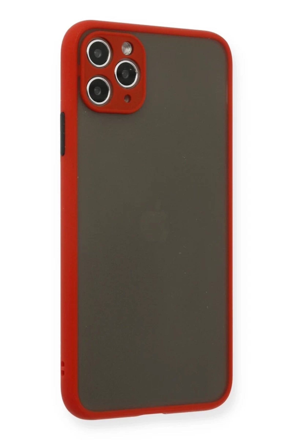 Apple iPhone 11 Pro Max Uyumlu Kılıf Montreal Silikon Kapak - Kırmızı