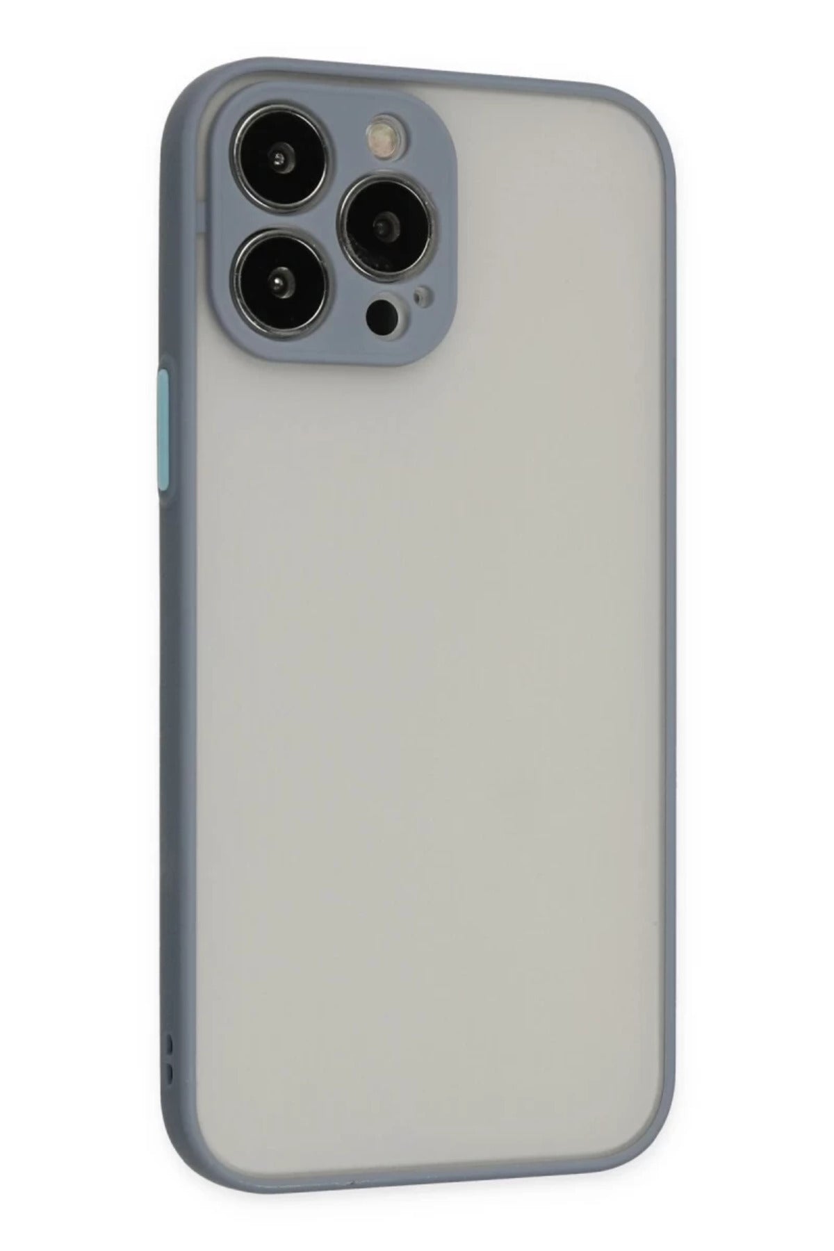 Apple iPhone 14 Pro Uyumlu Kılıf Montreal Silikon Kapak - Gri
