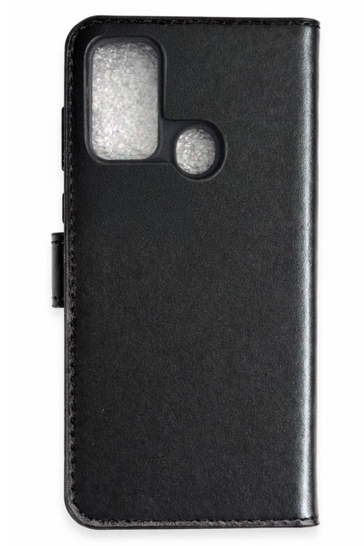 Tecno Spark 7 Uyumlu Trend S Plus Kapaklı Kılıf - Siyah