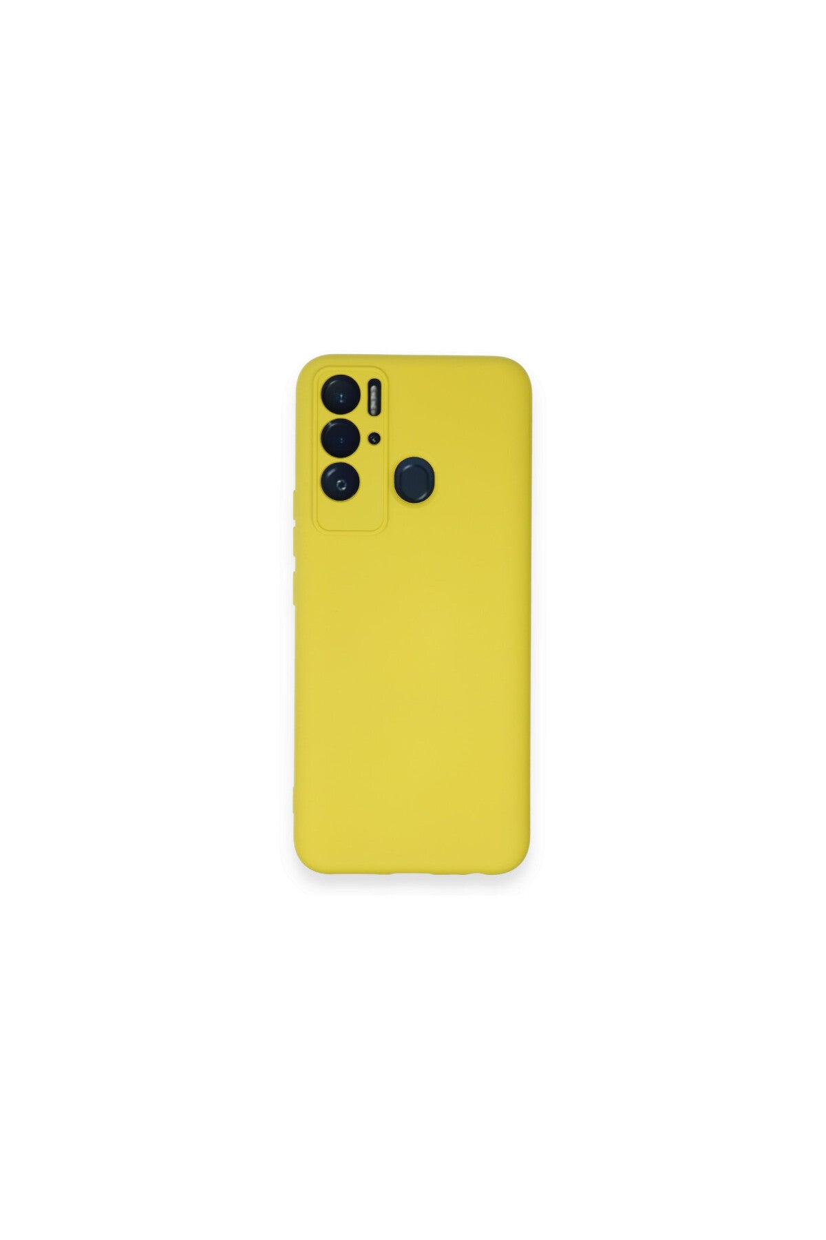 Tecno Pova Neo Kılıf Nano içi Kadife Silikon - Sarı