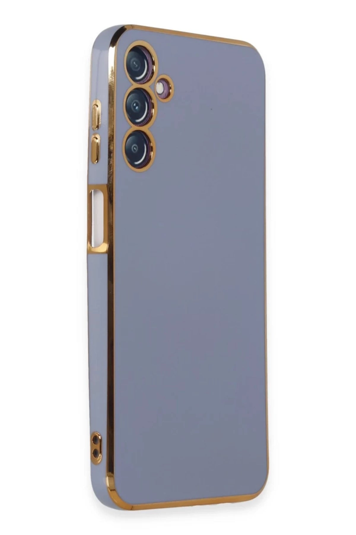 Samsung Galaxy M14 5G Uyumlu Kılıf Volet Silikon - Mavi
