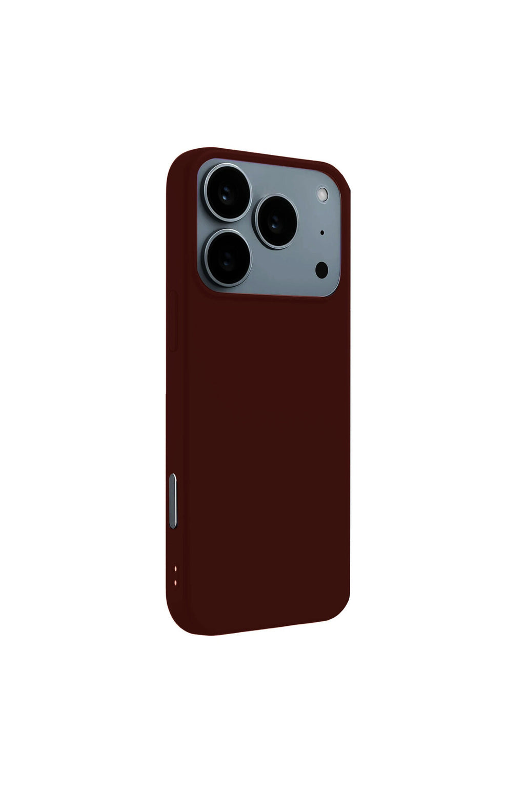 Apple iPhone 17 Pro Uyumlu Nano içi Kadife Silikon - Bordo