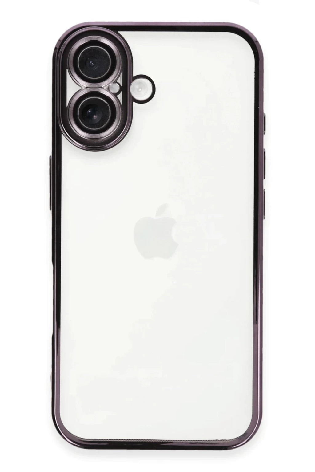 Apple iPhone 16 Plus Uyumlu Kılıf Lensli Silikon - Mor