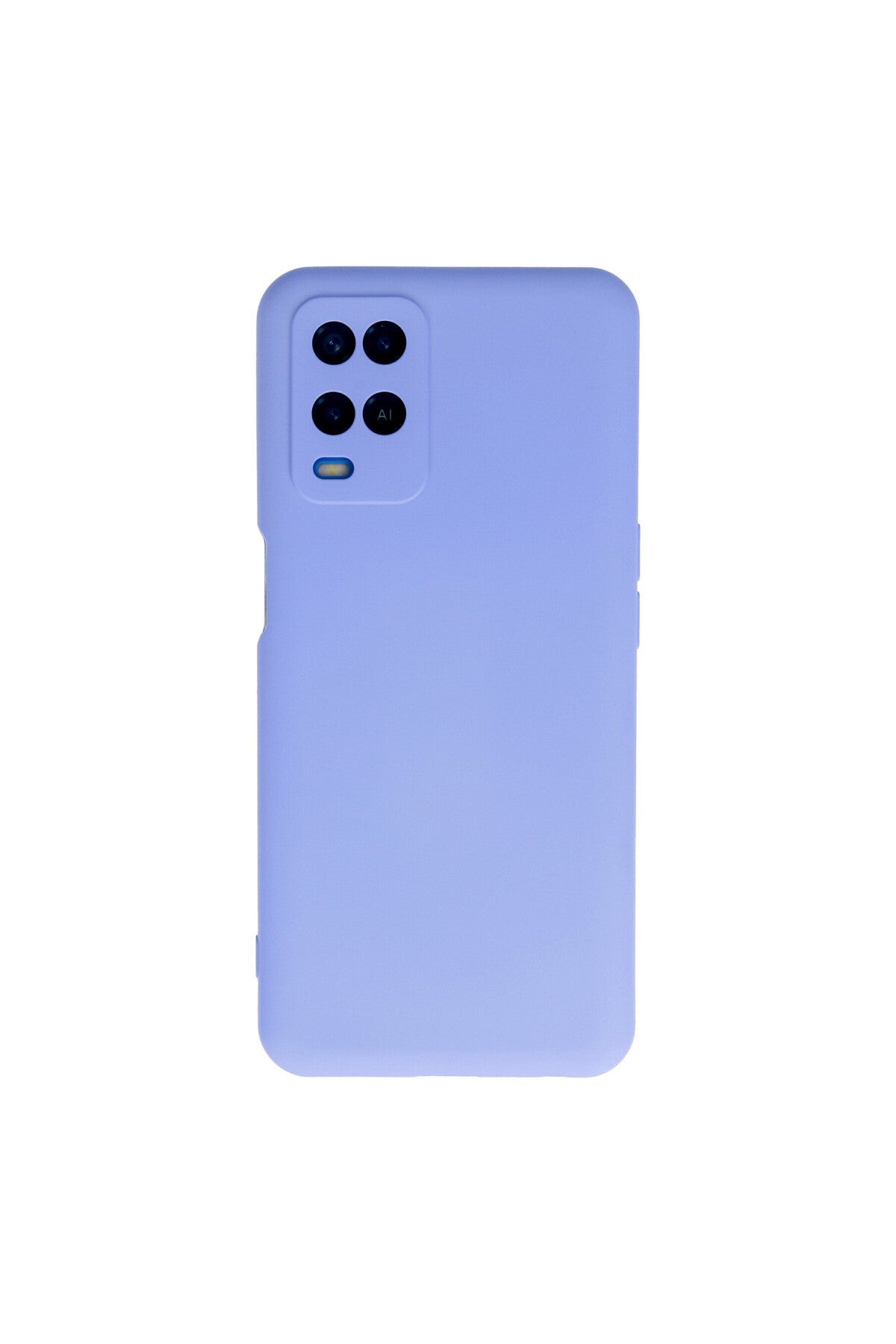 Oppo A54 4G Uyumlu Kılıf Nano içi Kadife Silikon - Lila