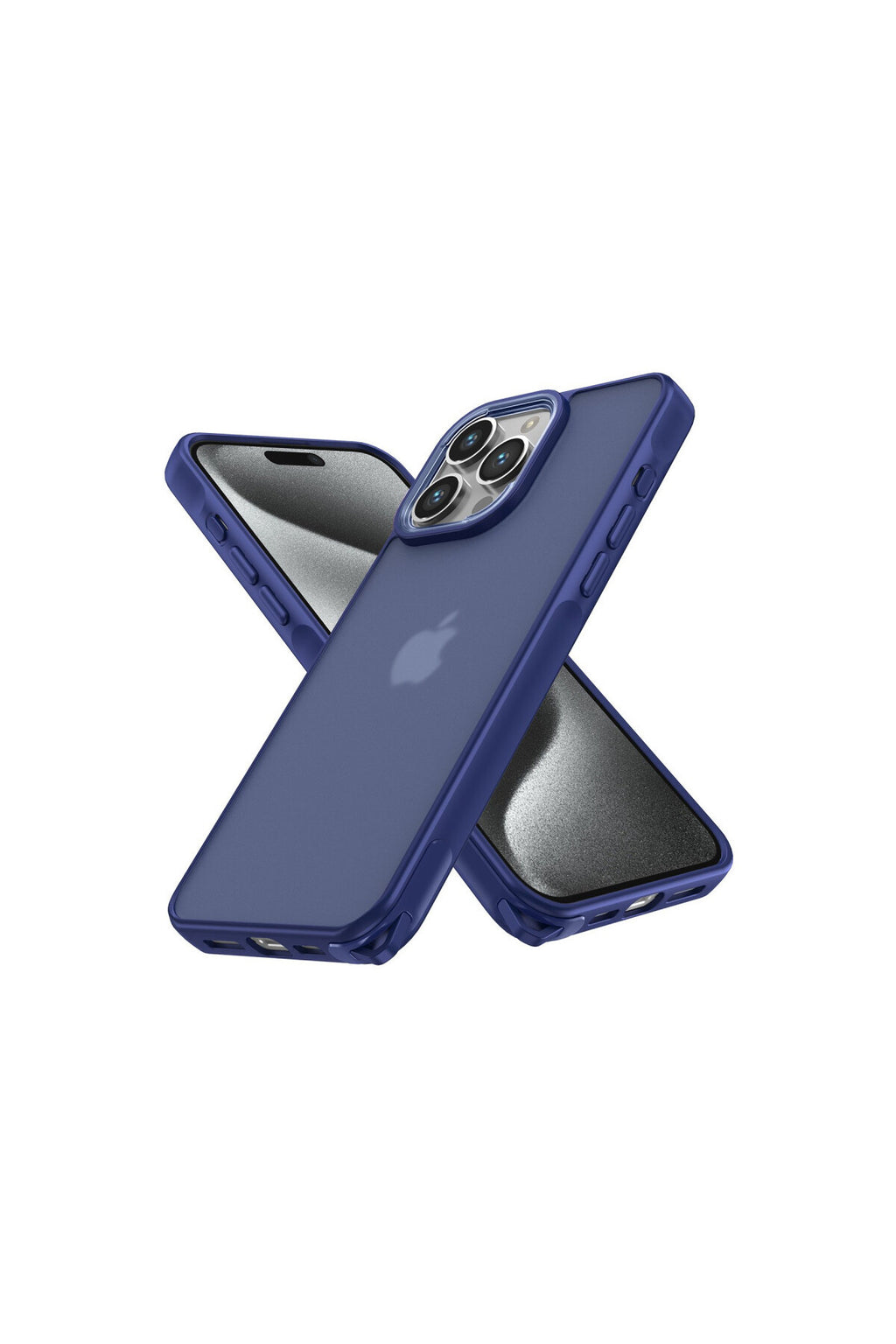 Apple iPhone 15 Pro Max Uyumlu Kılıf Elegant Kapak - Lacivert