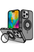 Joko Apple iPhone 16 Pro Uyumlu Banza Magsafe Standlı Kapak - Siyah
