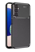 Samsung Galaxy A05S Uyumlu Kılıf Auto Focus Karbon Kapak - Siyah