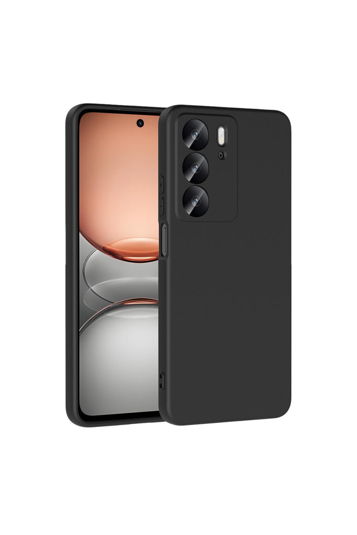 Realme C75 4G Uyumlu First Silikon - Siyah
