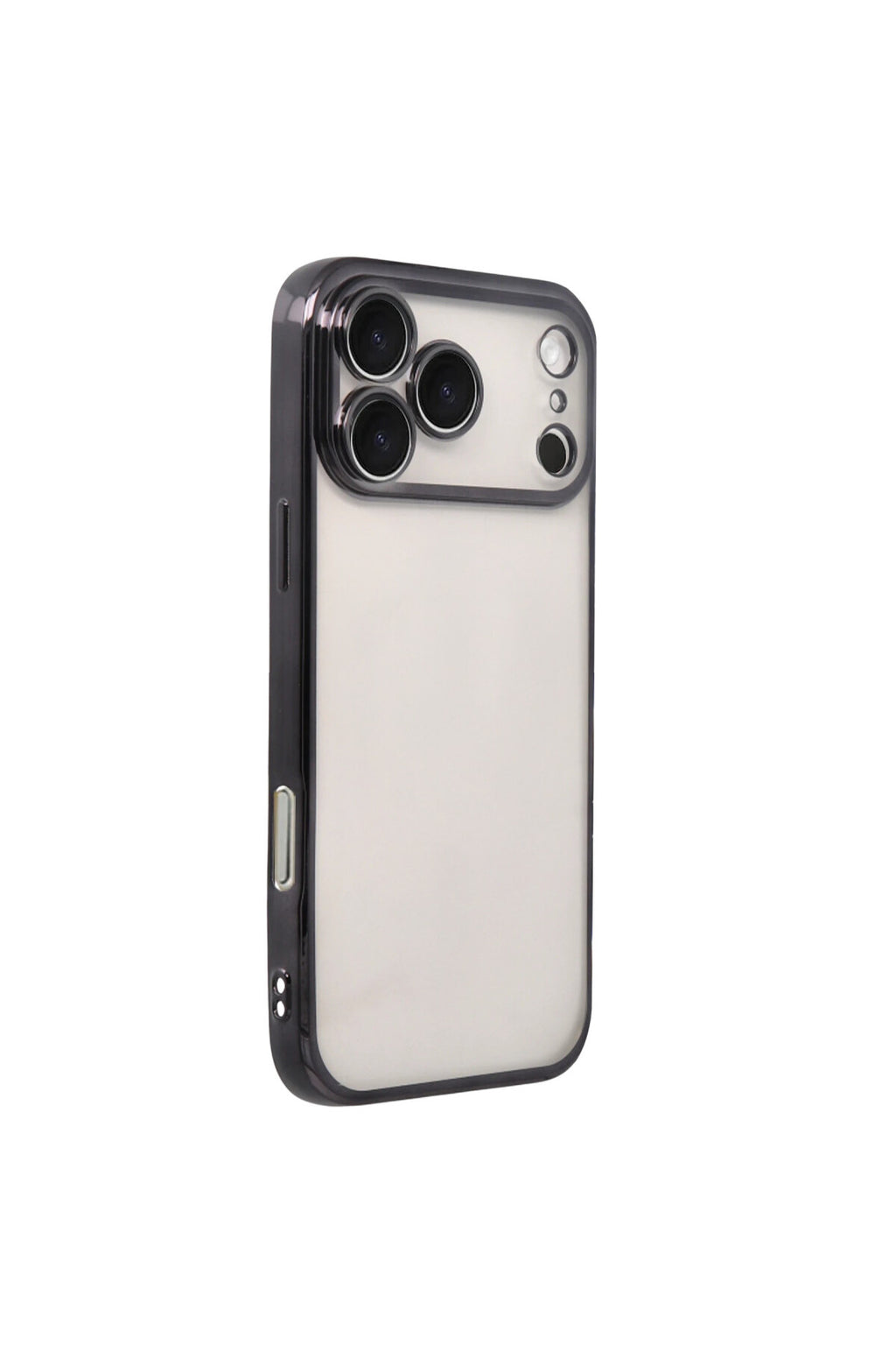 Apple iPhone 17 Pro Max Uyumlu Lensli Silikon - Siyah