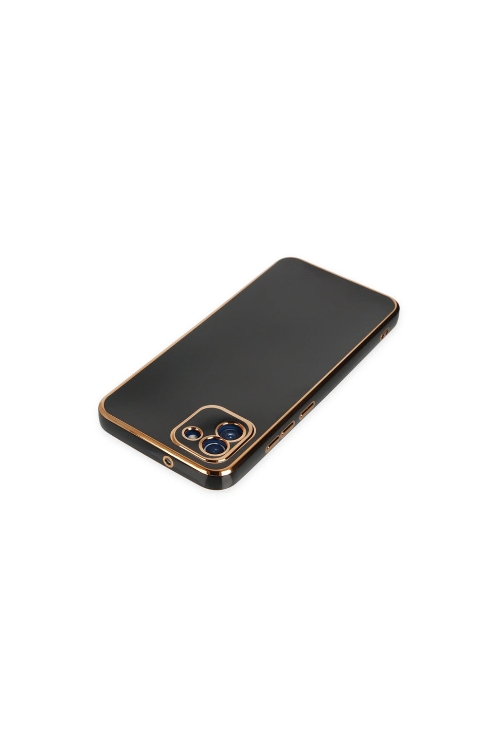 Samsung Galaxy A03 Uyumlu Kılıf Volet Silikon - Siyah