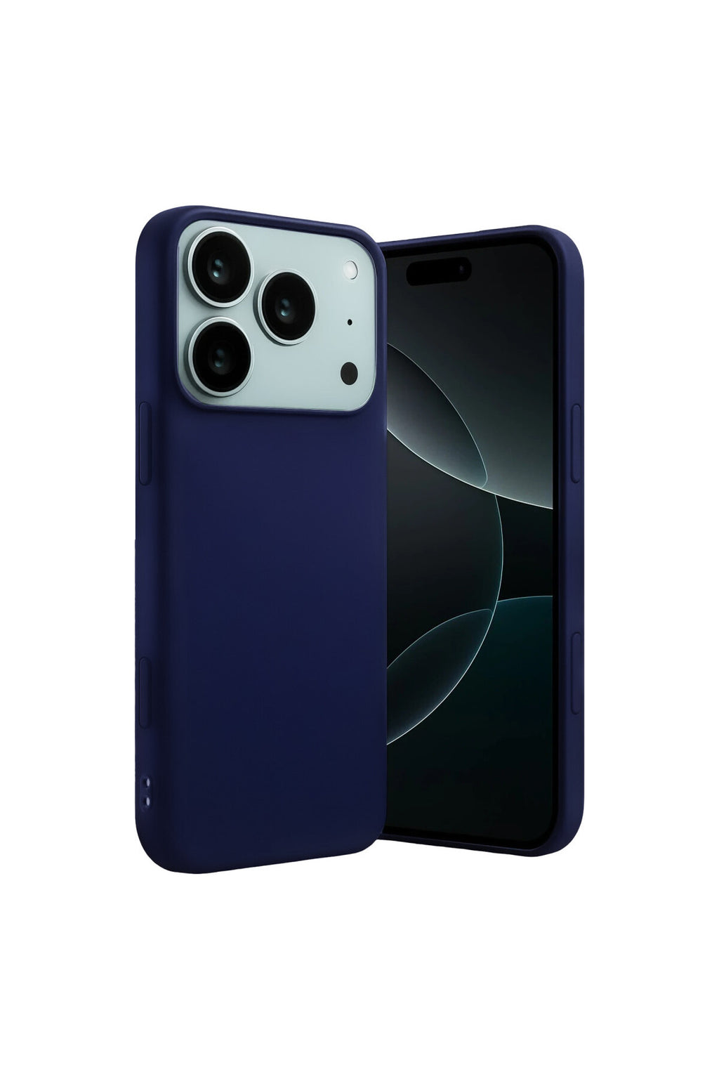 Apple iPhone 17 Pro Uyumlu Nano içi Kadife Silikon - Lacivert