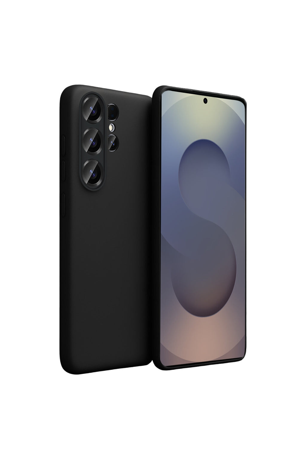 Samsung Galaxy S26 Ultra Uyumlu Nano içi Kadife Silikon - Siyah