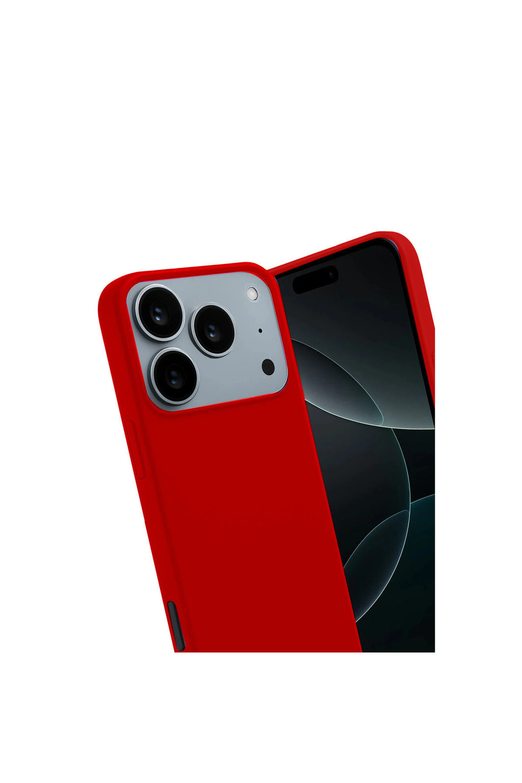 Apple iPhone 17 Pro Max Uyumlu First Silikon - Kırmızı