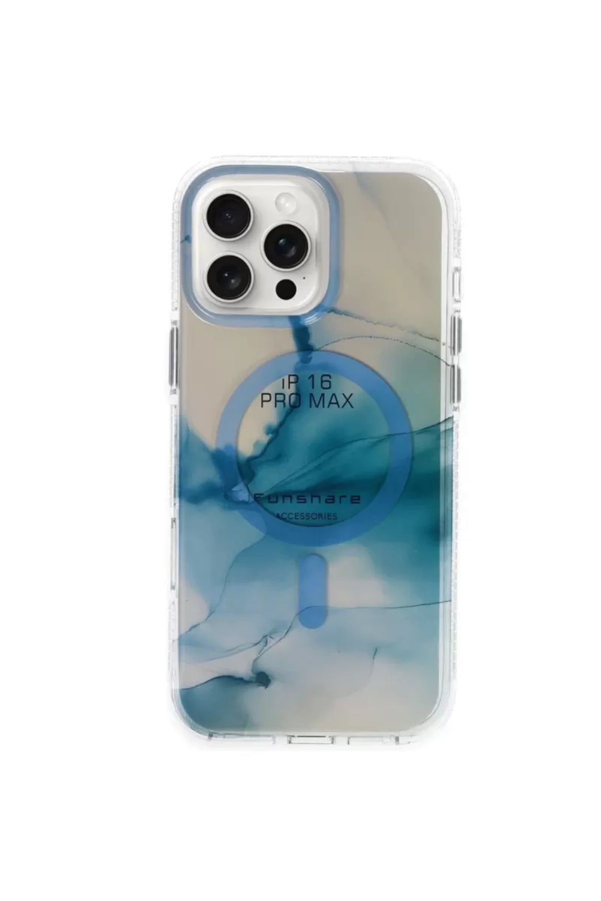 Joko Apple iPhone 16 Pro Max Uyumlu Phantom Magsafe Kapak - Mavi