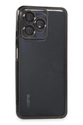 Realme C53 Uyumlu Kılıf Lensli Silikon - Siyah