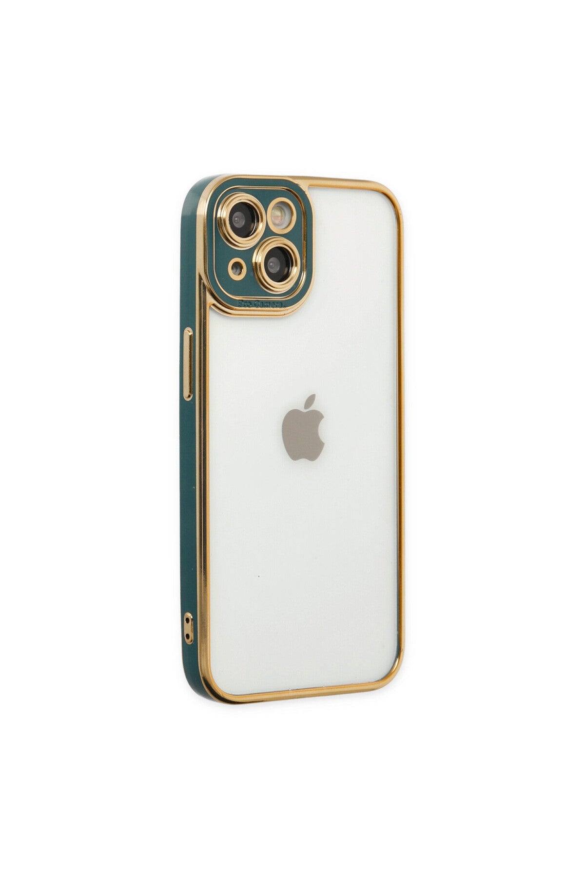 Apple iPhone 14 Plus Uyumlu Kılıf Liva Lens Silikon - Yeşil