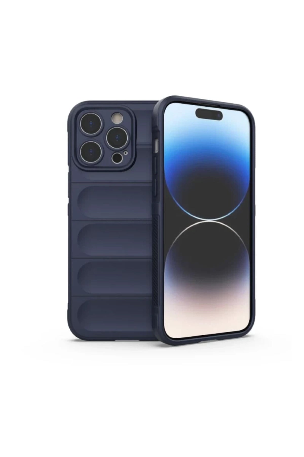 Apple iPhone 16 Pro Max Uyumlu Kılıf Optimum Silikon - Lacivert