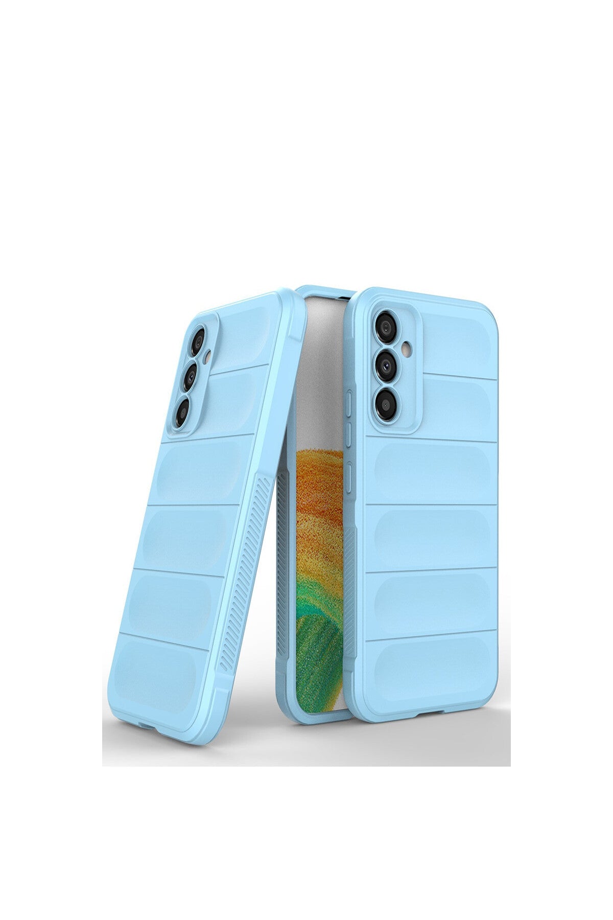 Samsung Galaxy A05S Uyumlu Kılıf Optimum Silikon - Sky Blue