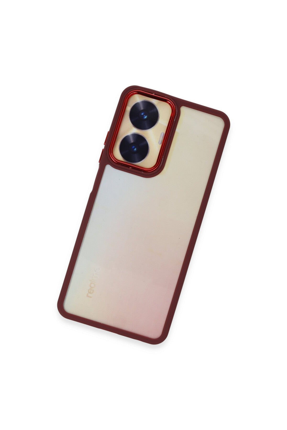 Realme C55 Uyumlu Kılıf Dora Kapak - Kırmızı