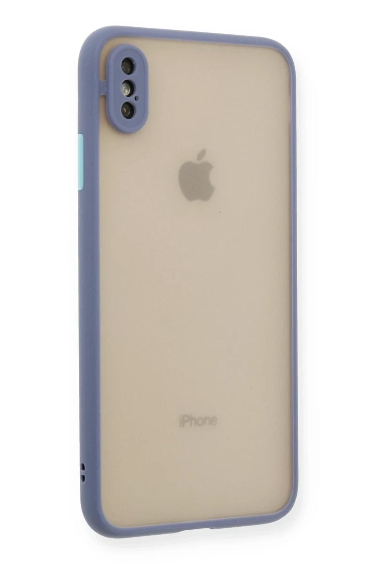 Apple iPhone XS Max Uyumlu Kılıf Montreal Silikon Kapak - Gri