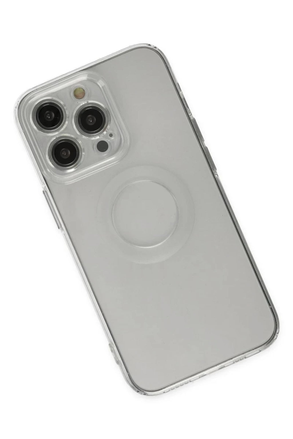 Apple iPhone 14 Pro Uyumlu Kılıf Santa Lens Silikon - Şeffaf