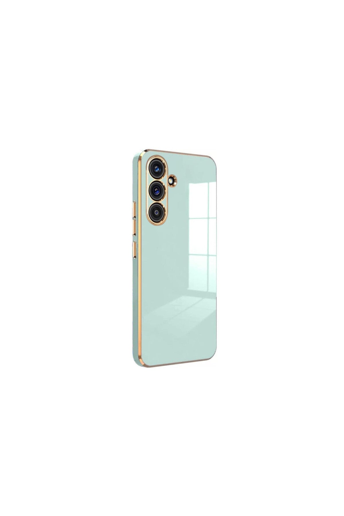 Samsung Galaxy S24 FE Uyumlu Kılıf Volet Silikon - Açık Yeşil