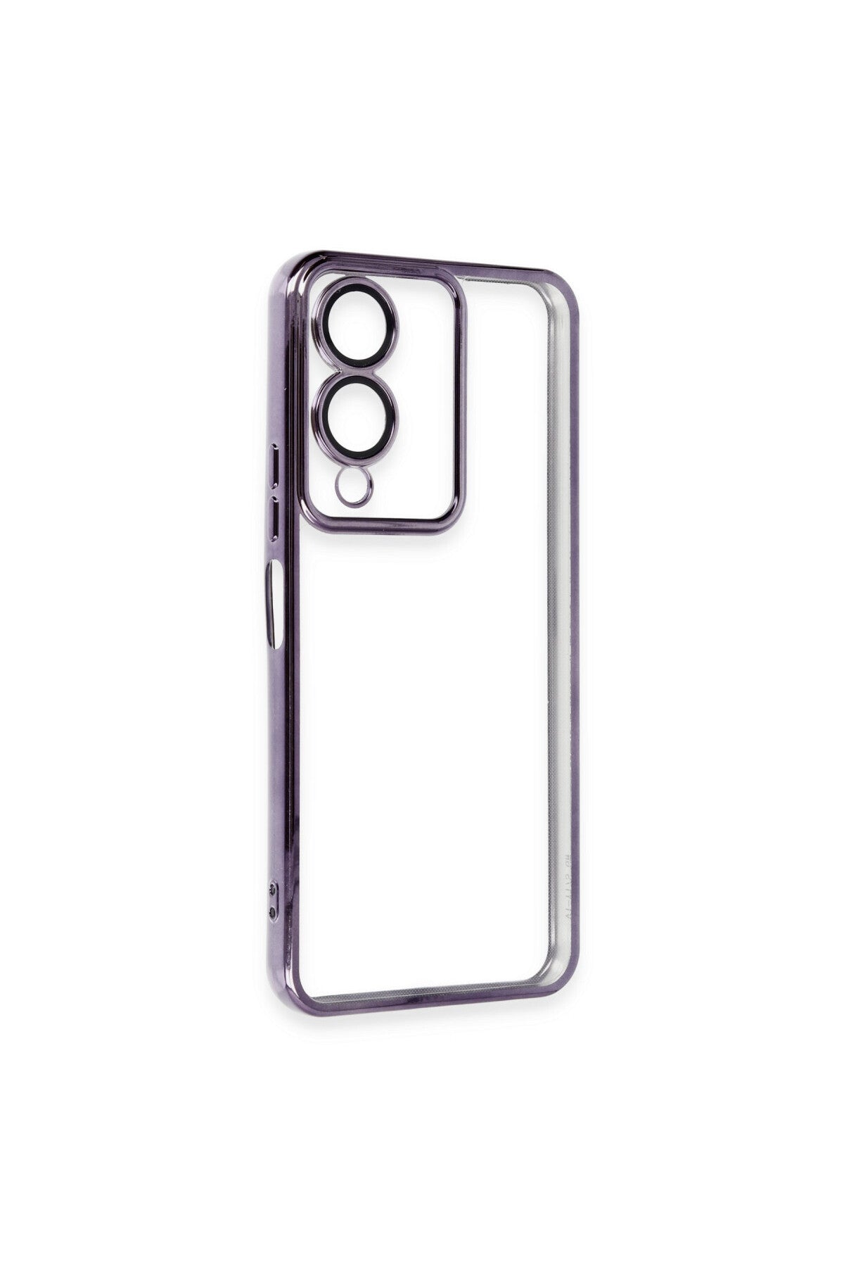 Vivo Y17S Uyumlu Kılıf Lensli Silikon - Mor