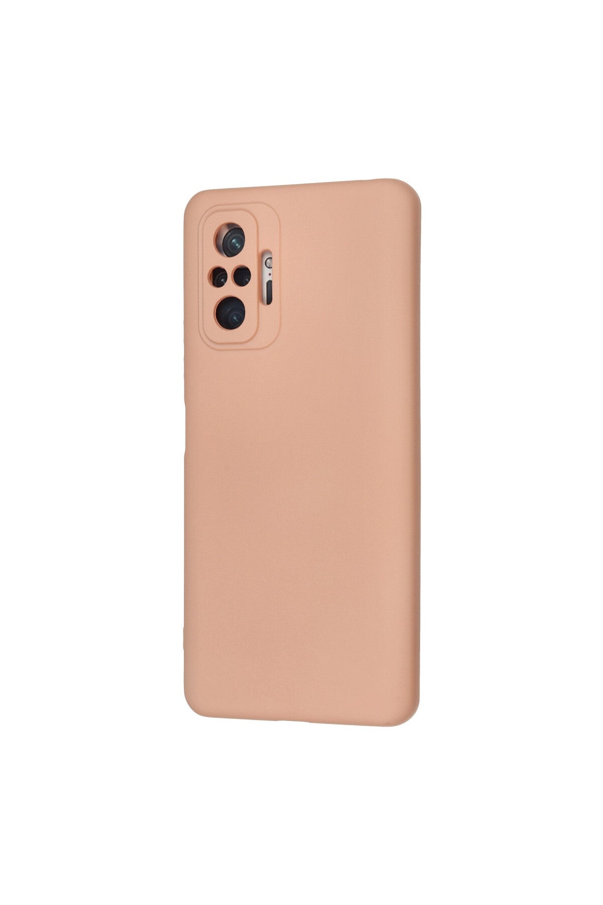 Xiaomi Redmi Note 10 Pro Uyumlu Kılıf Nano içi Kadife Silikon - Pudra