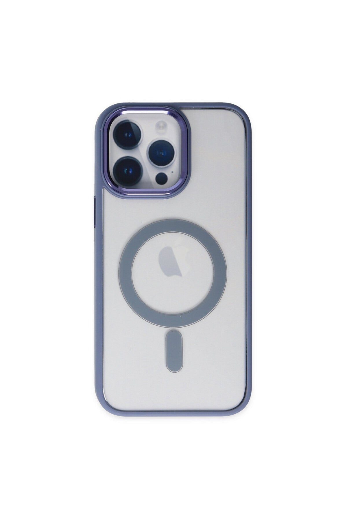 Apple iPhone 14 Pro Uyumlu Kılıf Room Magneticsafe Silikon - Sierra Blue