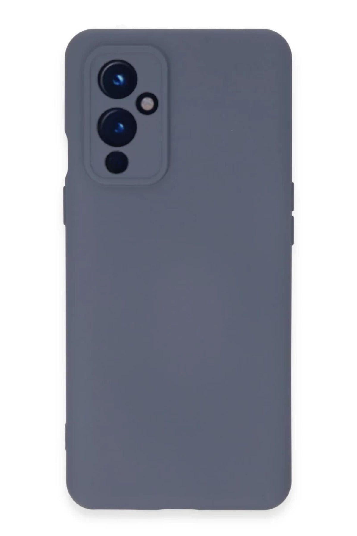 One Plus 9 Kılıf Nano içi Kadife Silikon - Gri