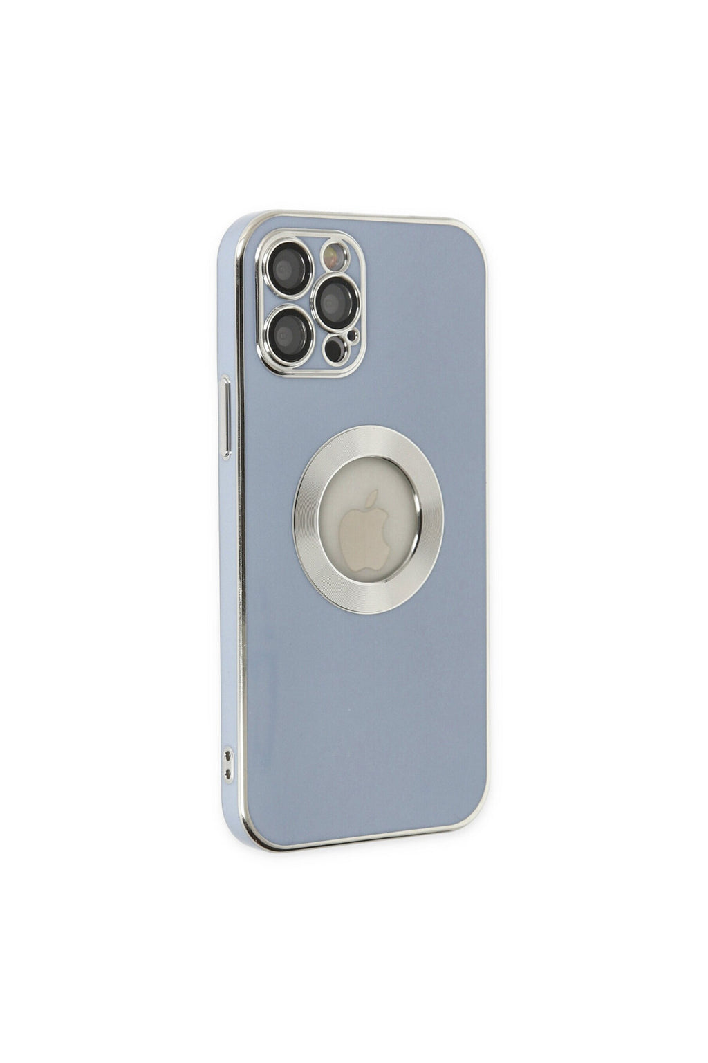 Apple iPhone 12 Pro Uyumlu Kılıf Store Silikon - Sierra Blue